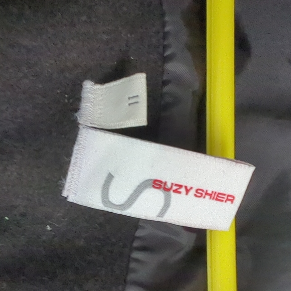 Black wool coat - Picture 6 of 6